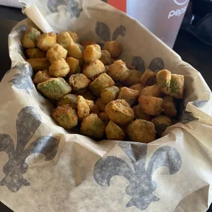 Fried okra