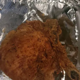 Fried pork chops (perfectly seasoned)