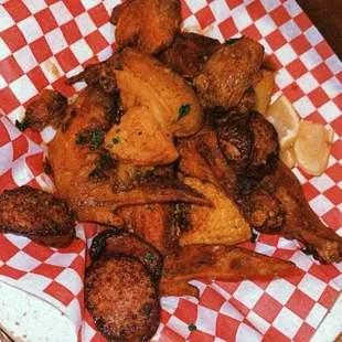 Crab Boil Wings