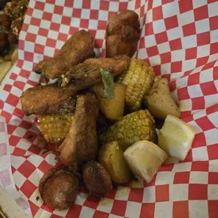 Cajun Boil Wings