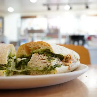 Turkey pesto panini- $9.50
