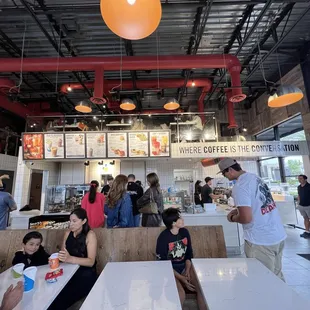 bar + downstairs seating