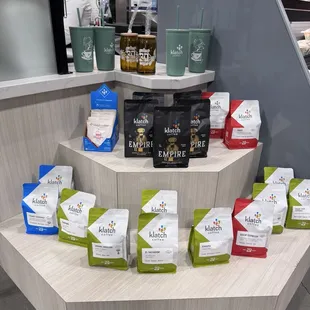 Klatch coffee selling their coffee too!
