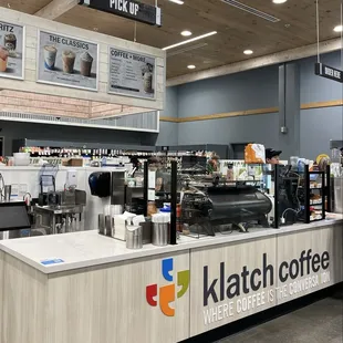 Coffee spot inside Sprouts!