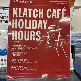 Holiday hours-December 2024