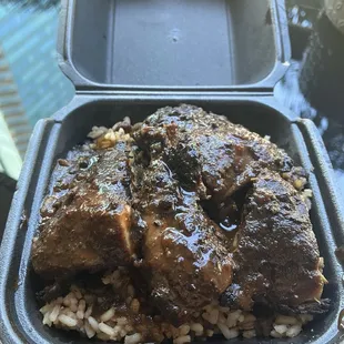 Jerk chicken half order