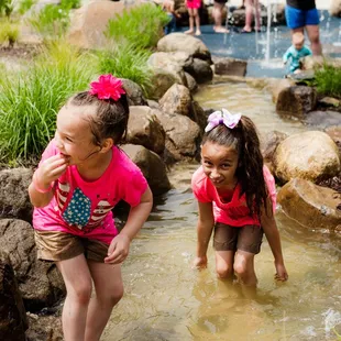 Kids Creek in the Nancy Olson Children's Garden