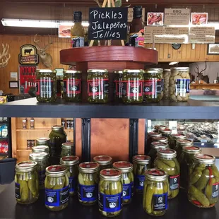 Pickles &amp; pepper jellies