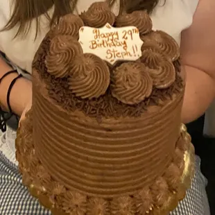 Chocolate Birthday Cake