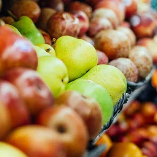 a variety of fruits and vegetables