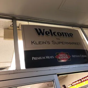 the entrance to the store