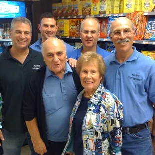 a group of people in a store