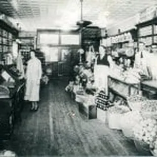 the interior of the store
