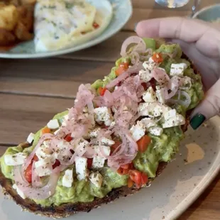 avocado toast. yum!