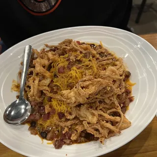 LOADED CHILI BOWL (contains meat)