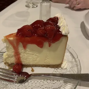 Cherry cheesecake