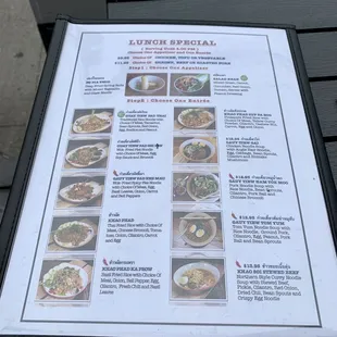 Lunch specials available every day