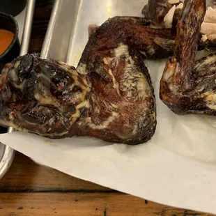 Chicken wings. Parmesan garlic flavor.