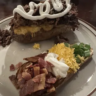Brisket twice baked potato
