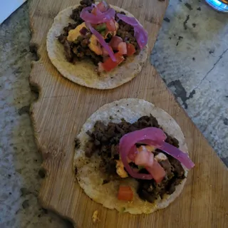 Bacon Duck Tacos