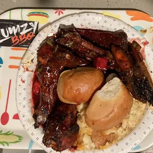 Chicken, ribs and the rest. Details at www.KlumzyBBQ.Com