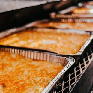 Smocked mac and cheese to die for..