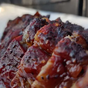 Succulent smoke tri-tip.