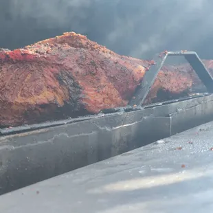 Smoke brisket.