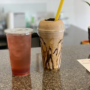 Shake and energy tea combo