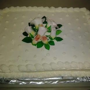 Sheet cake - choose your flavor.