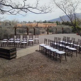 Ceremony set up