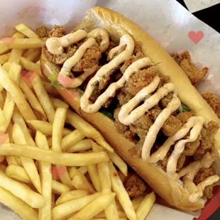 Crawfish po boy