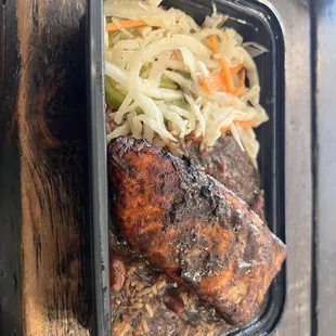 Jerk salmon
