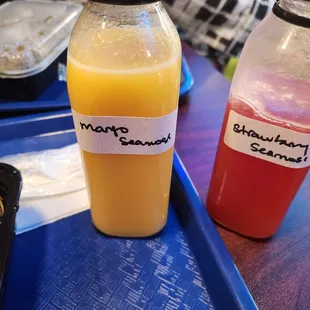 Mango seamoss Strawberry Seamoss