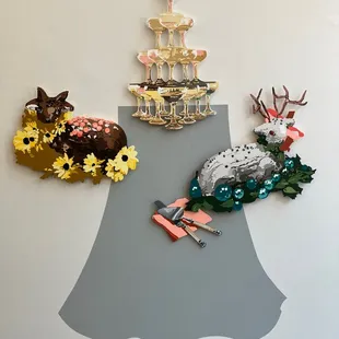 Animal Artifice (Fancy Deer Cakes) - A Pastiche of Good Intention and Other Parties exhibit.