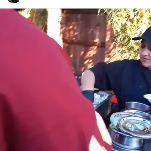 Enjoyed every moment having Kmemo Tacobar come cater our Superbowl party at our house! Book them for your next party!