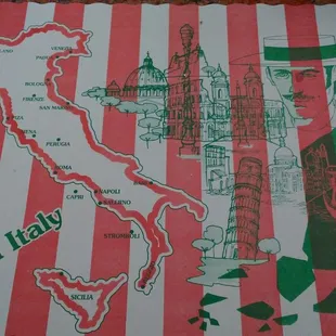 a map of italy