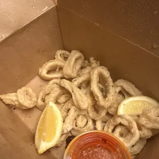 Fried calamari