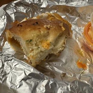 Chicken parm garlic knot