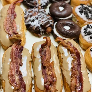 a variety of doughnuts