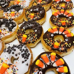 a variety of doughnuts