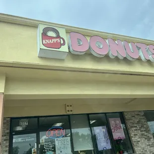 the front of the store