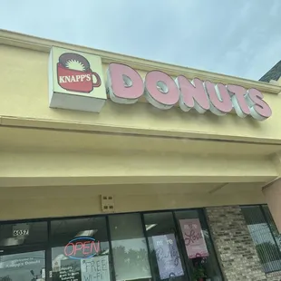 the front of the building