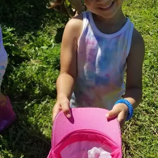 Raspberries filled hat