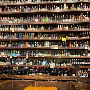 Wall of bottles!