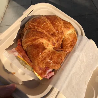 The Works Croissant Sandwich