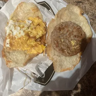 The gross sandwich I received