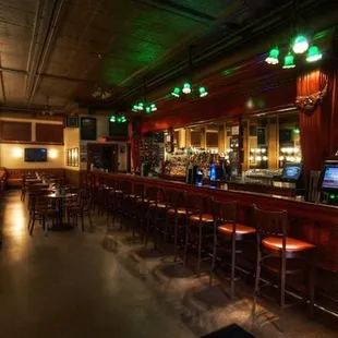 Dark, Intimate, upscale but not uptight.