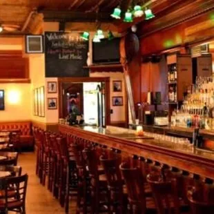 Cherry wood Bar and back bar was constructed in 1878