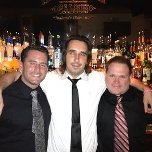 Adam, Bunka, &amp; Chef Joe! Some of the great Knickerbocker Team!